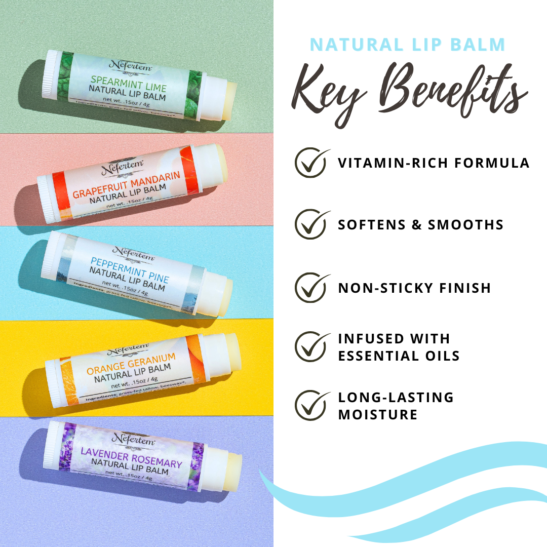 list of benefits for tallow lip balms