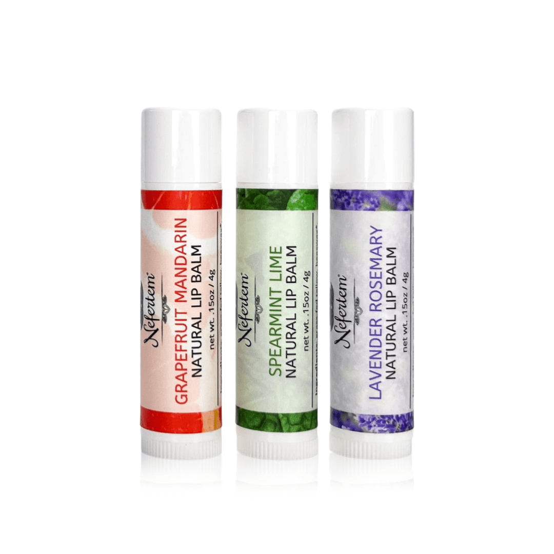 tallow lip balms set of 3 lip balms 